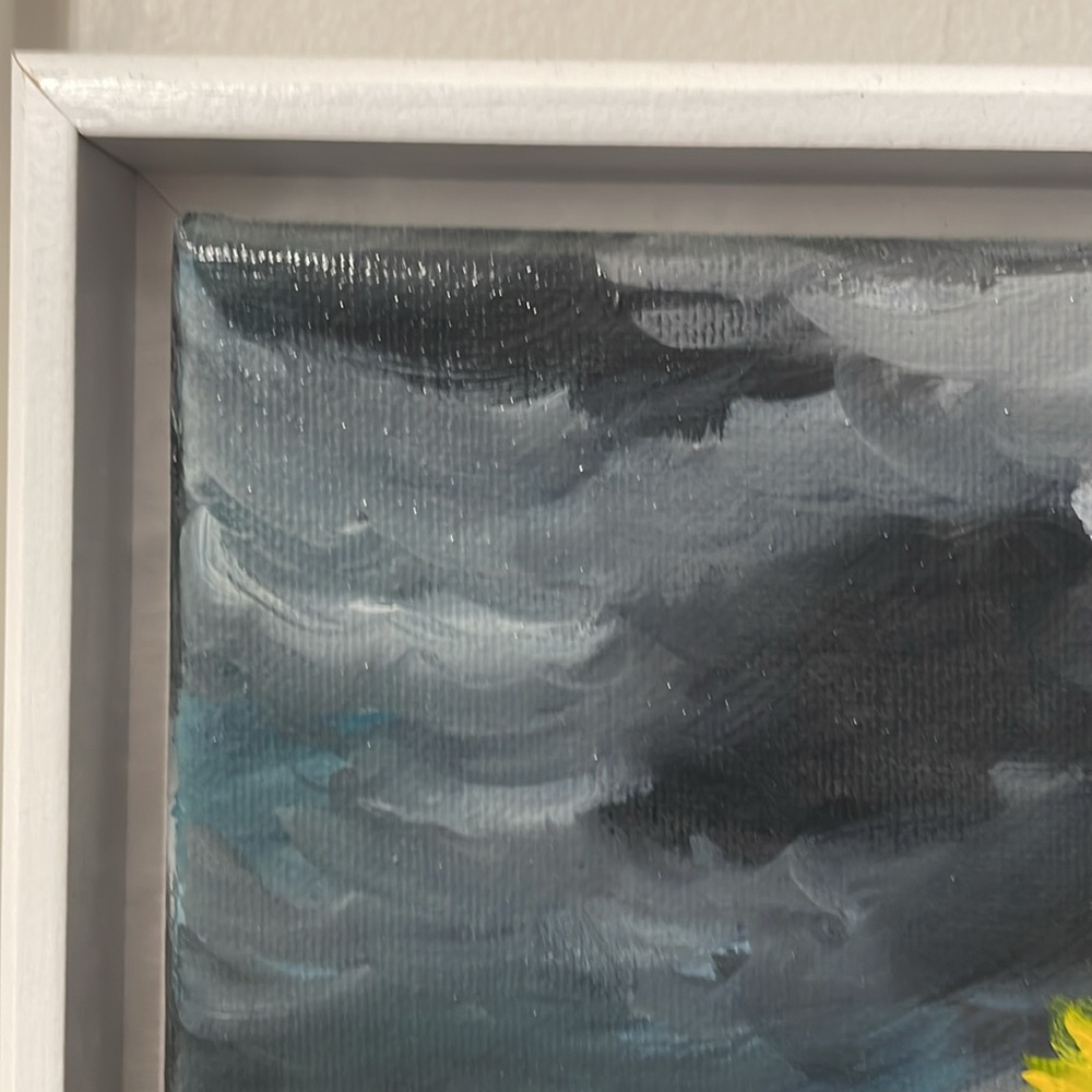 Yellow and White Daisy Flowers Painting - Picture 6 of 10
